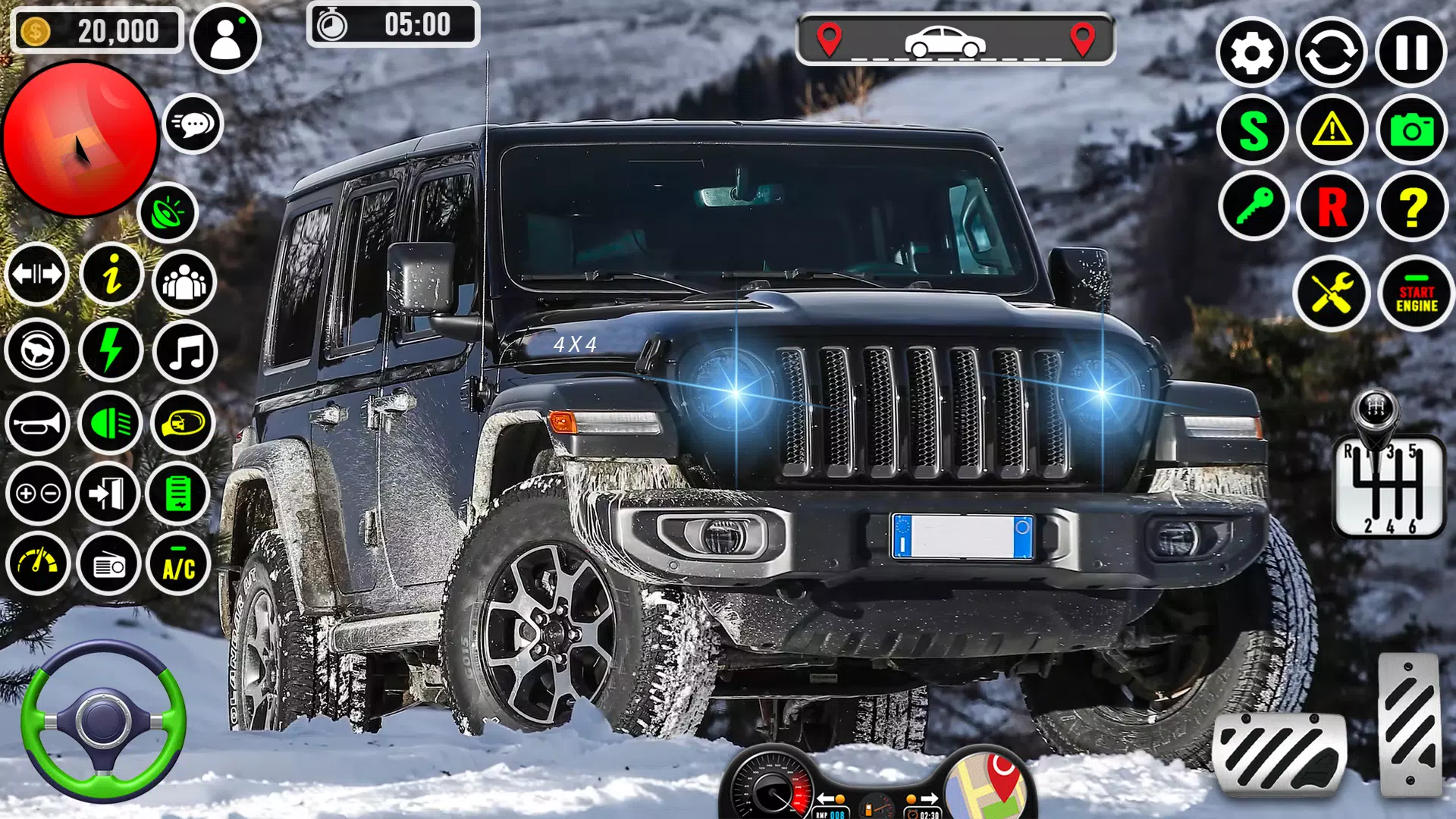 Jeep Driving Game: SUV Jeep Schermafbeelding 2