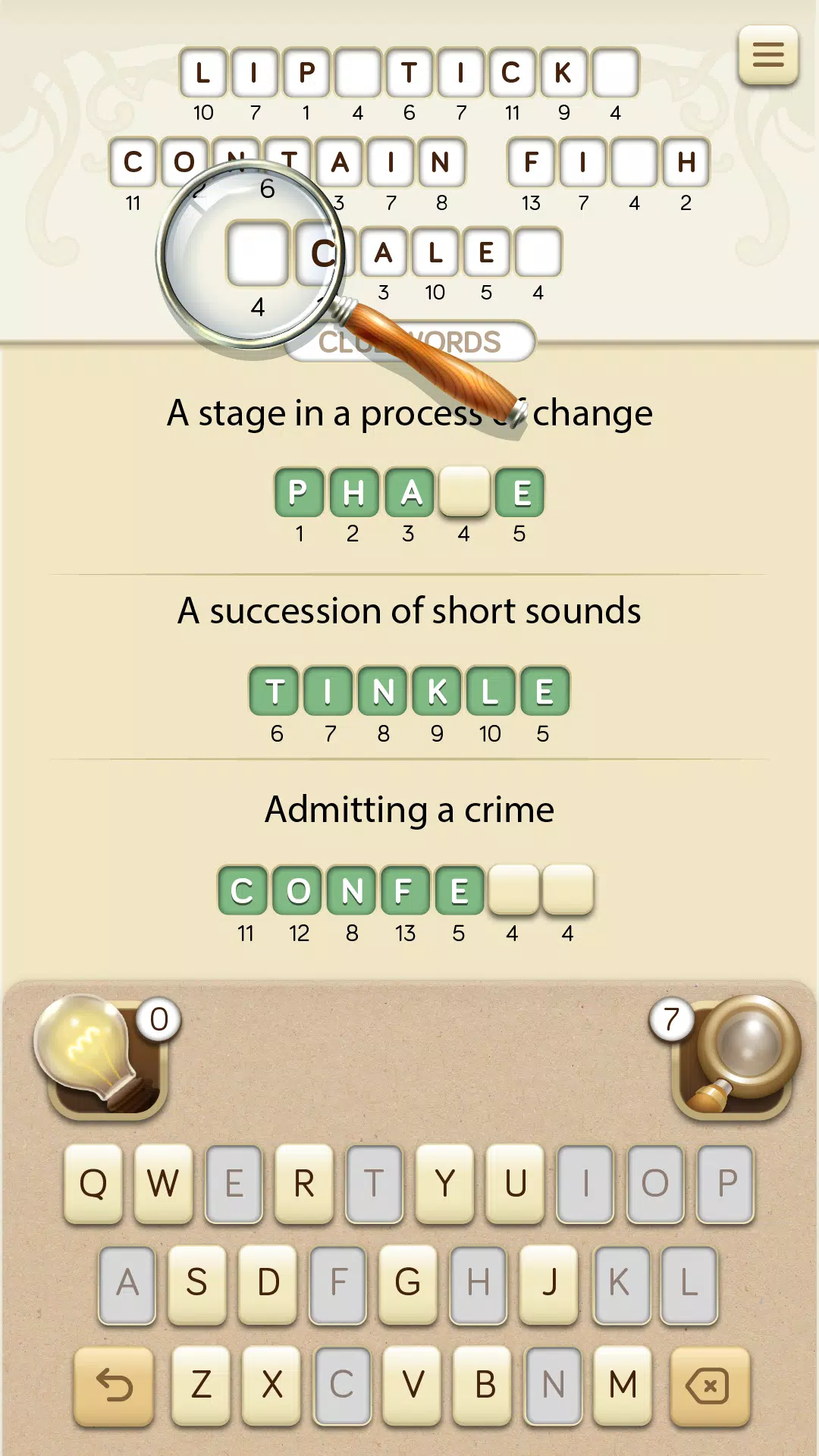 Logicross: Crossword Puzzle Captura de tela 3