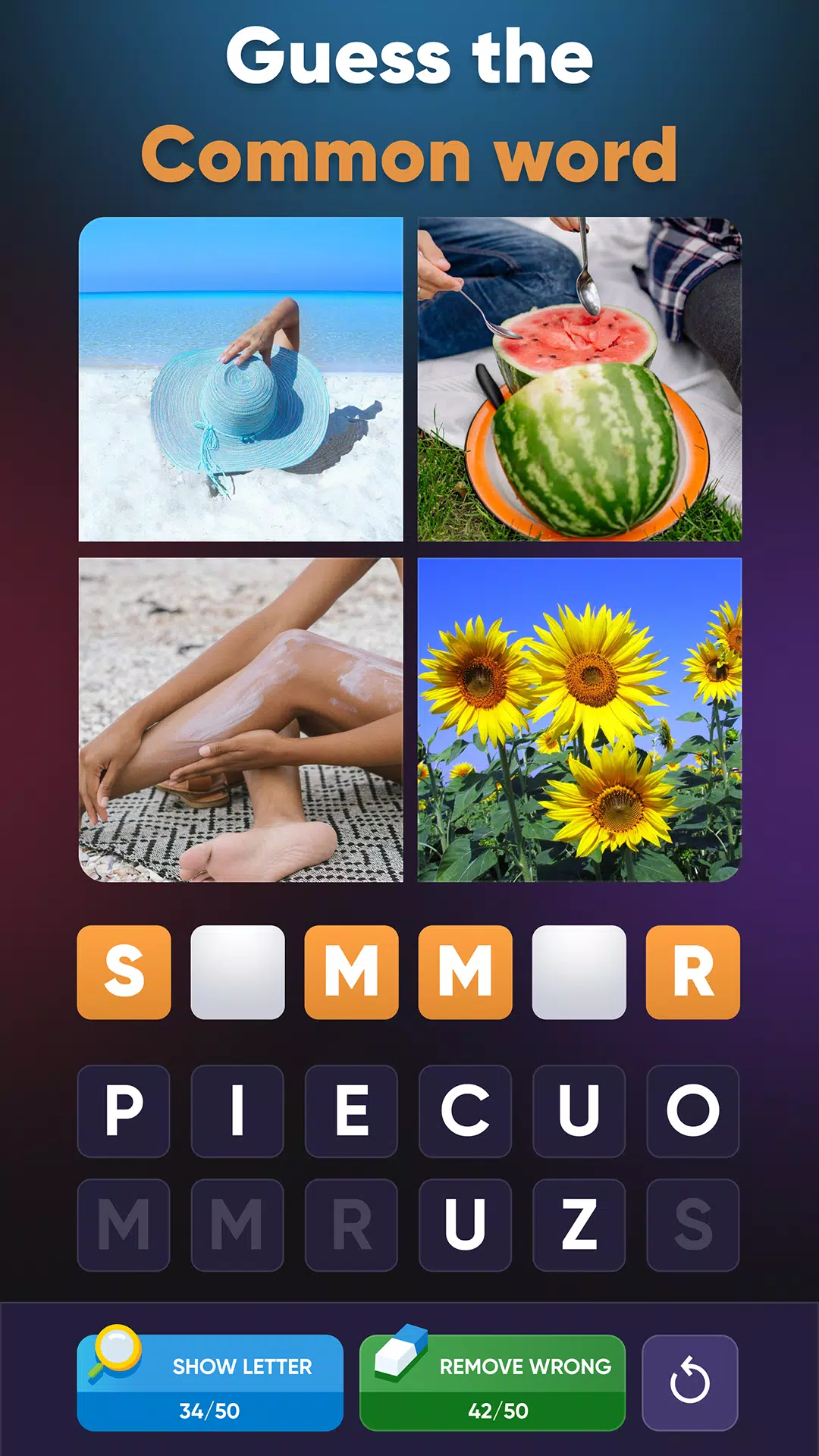 4 Pics Association Word Puzzle應用截圖第1張