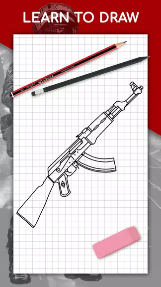 How to draw weapons by steps स्क्रीनशॉट 1