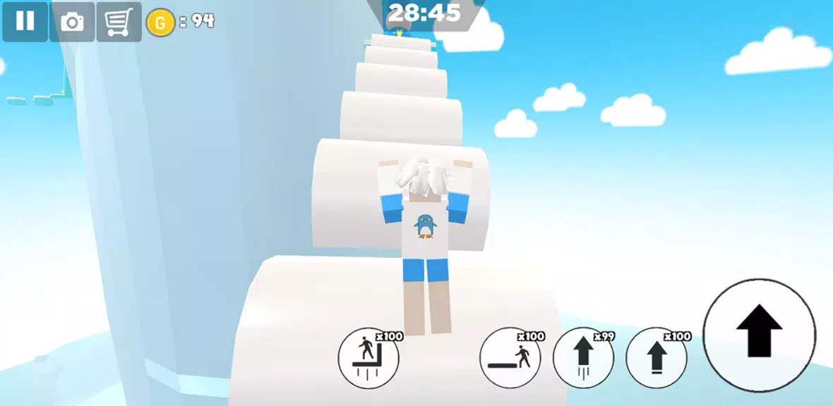 Ice snow island parkour Screenshot 3