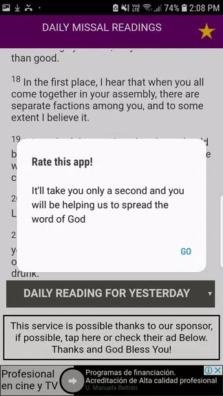 Daily Mass (Catholic Church Da Schermafbeelding 3
