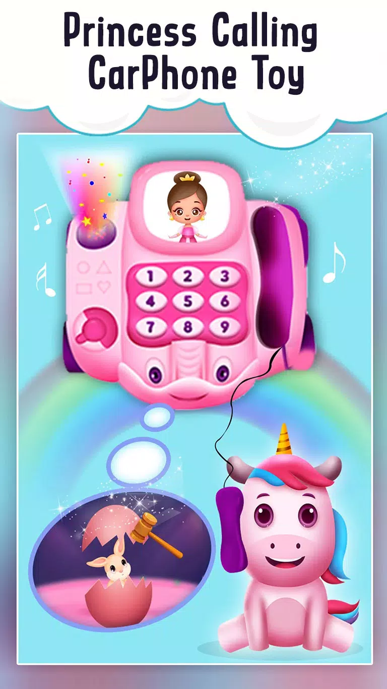 Baby Princess Car phone Toy Screenshot 1