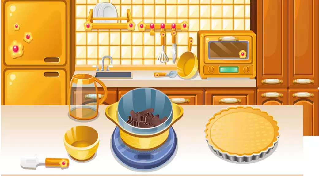 girls cooking games chocolate Schermafbeelding 4