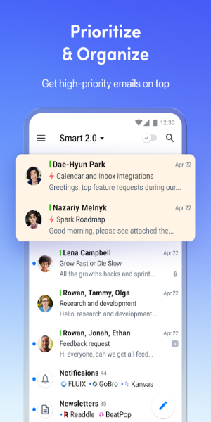 Spark Mail – AI Email Inbox 스크린샷 3