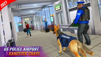 US Police Dog Games : Airport Crime Police Games Capture d'écran 3