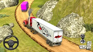 Euro Truck Racing Games Tangkapan skrin 2