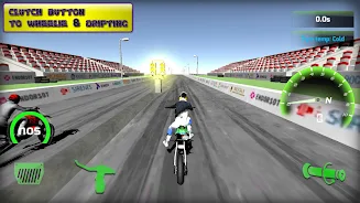 Motorbike 3D Drag Race Schermafbeelding 4