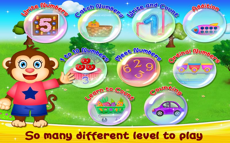 Baby Numbers Learning Game Captura de tela 2