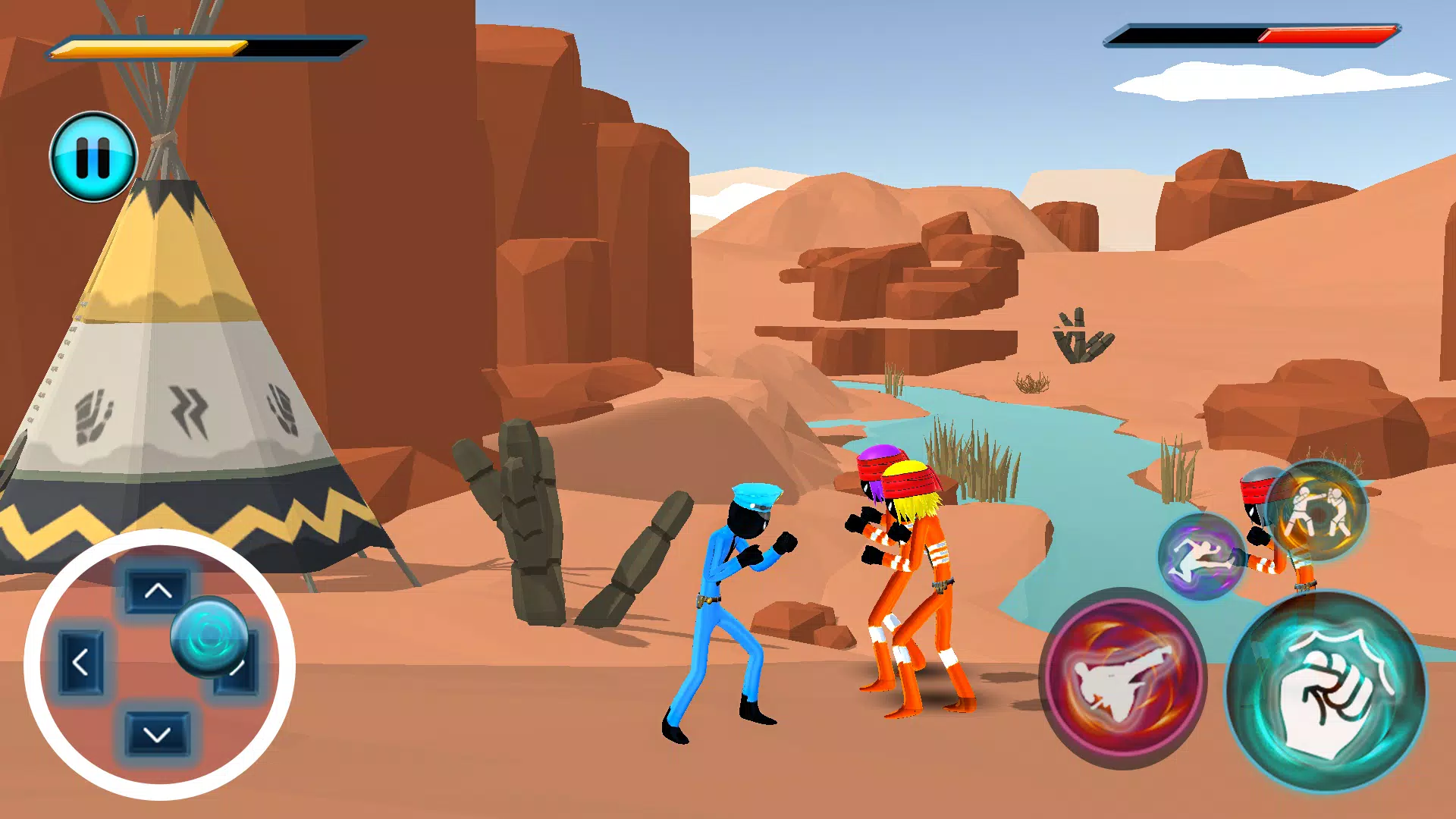 Stickman Fight Battle Survival Schermafbeelding 1