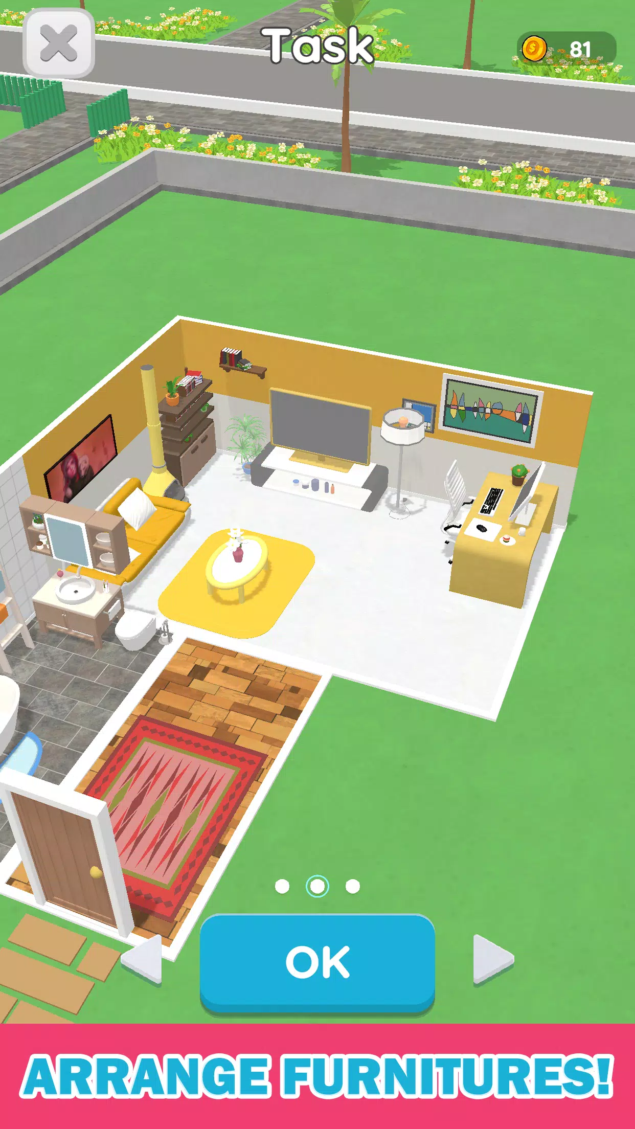 Room Sort - Floor Plan Game 스크린샷 2
