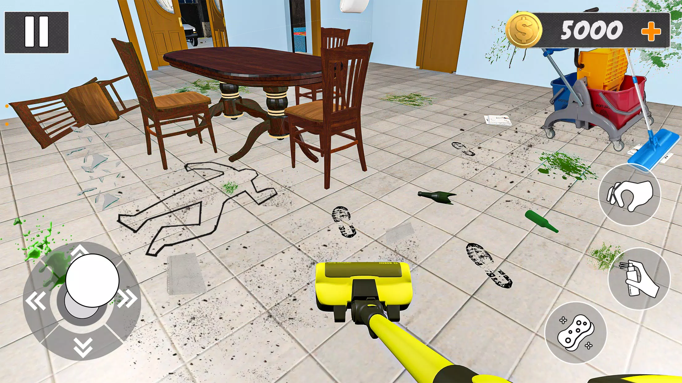 Murder Evidence Cleaner Games Schermafbeelding 1