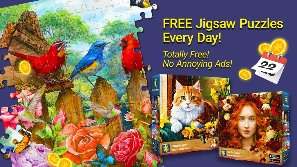 Jigsaw Puzzles Crown: HD Games Capture d'écran 1