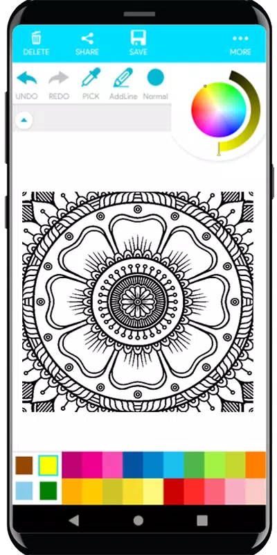 Coloring Mandala Captura de pantalla 2