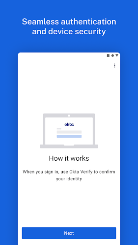 Okta Verify Zrzut ekranu 1
