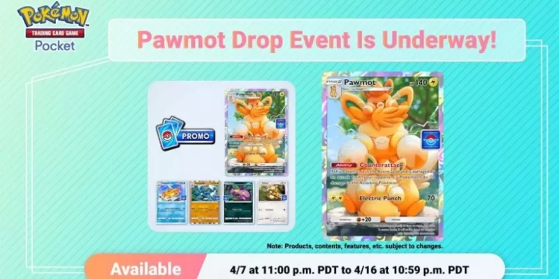 Pawmot在Pokemon TCG Pocket的最新下降活動中帶來甜蜜的複仇