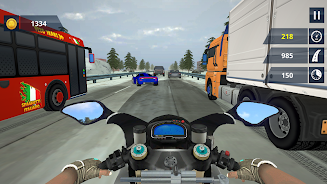 Endless Moto Traffic Racer 3D Tangkapan skrin 2