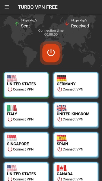 Turbo VPN Free Ảnh chụp màn hình 2