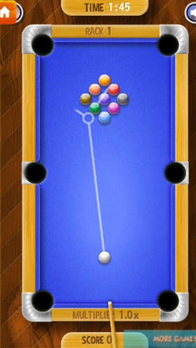 8 Ball Billiards-Pool Billiards Pro Star balls Game スクリーンショット 1