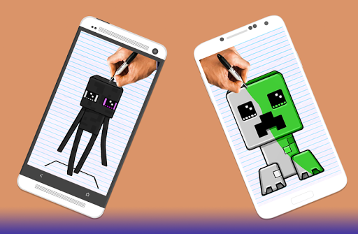 How to draw Minecraft Characters by Drawings Apps Ekran Görüntüsü 2