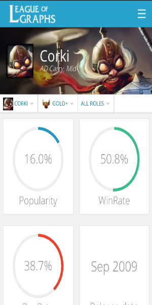 League of Graphs Capture d'écran 1