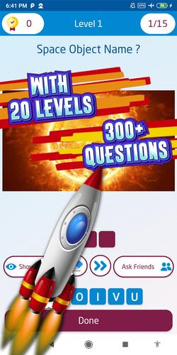 space quiz games スクリーンショット 3