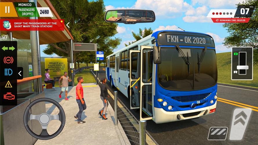 City Bus Simulator : Bus Games Schermafbeelding 2