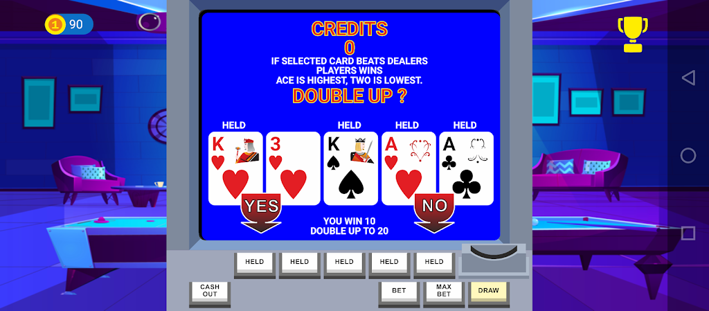 Video Poker Big Bet Captura de tela 2