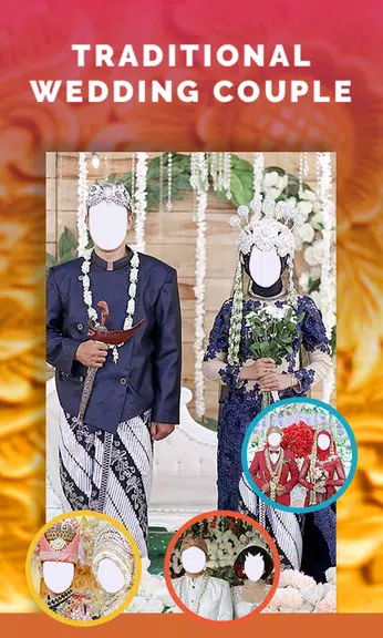 Traditional Wedding Couple Captura de tela 4