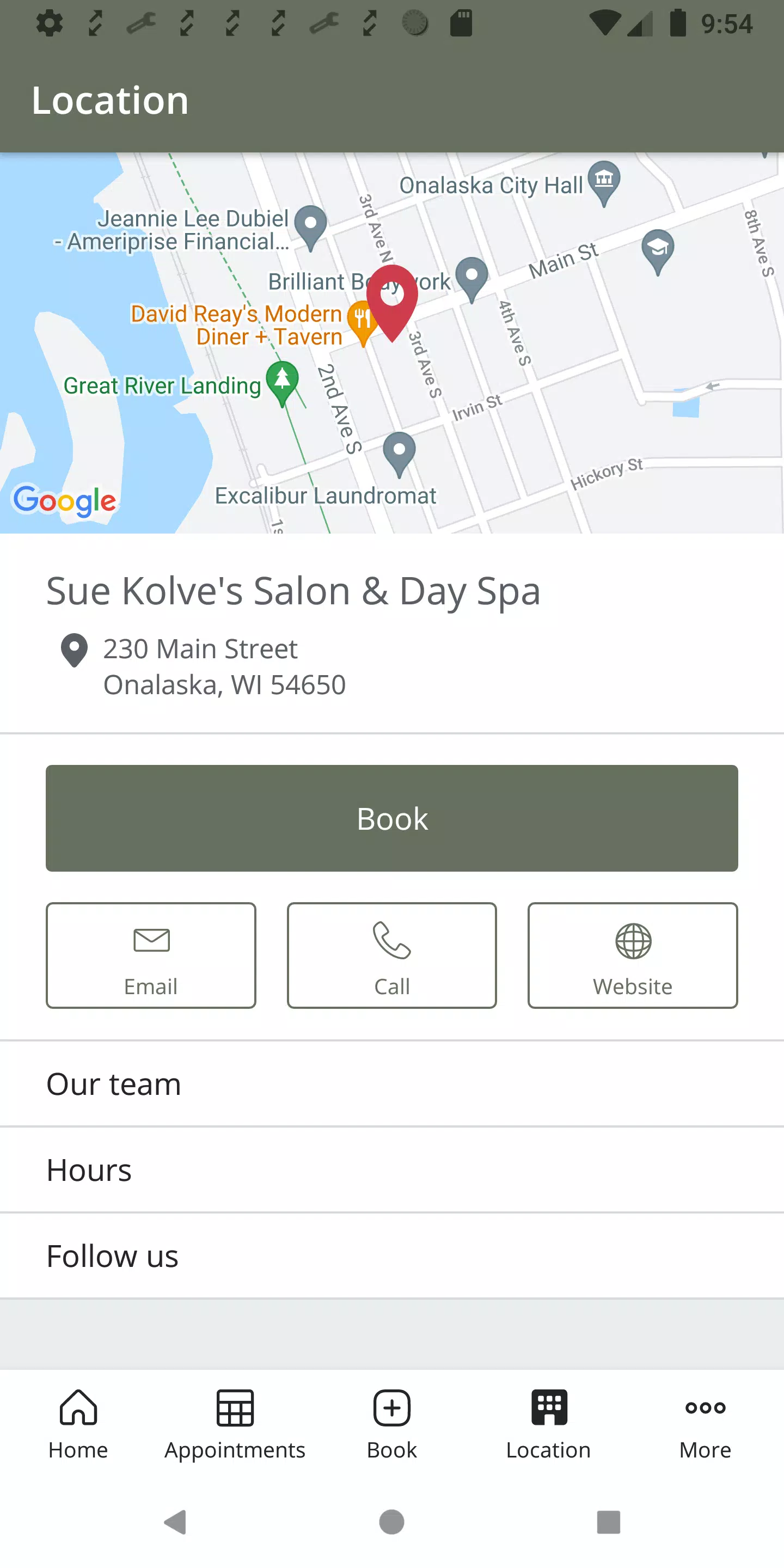 Sue Kolve’s Salon & Day Spa Schermafbeelding 4