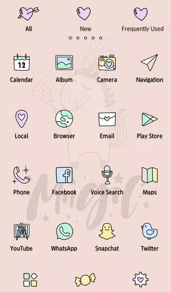 Unicorn Magic Theme Скриншот 3