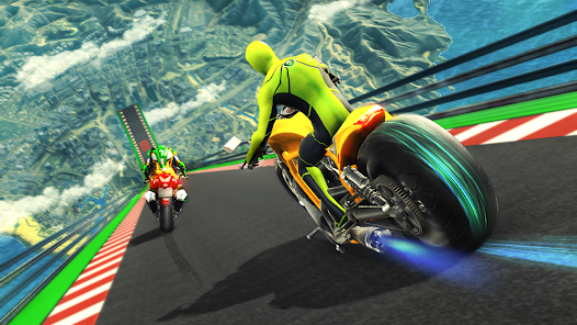 Super Hero Bike: Racing Game Ảnh chụp màn hình 1