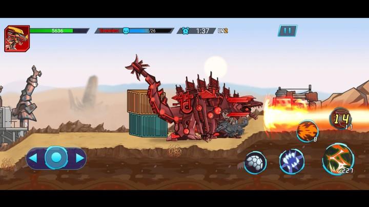 Mech War: Jurassic Dinosaur スクリーンショット 2