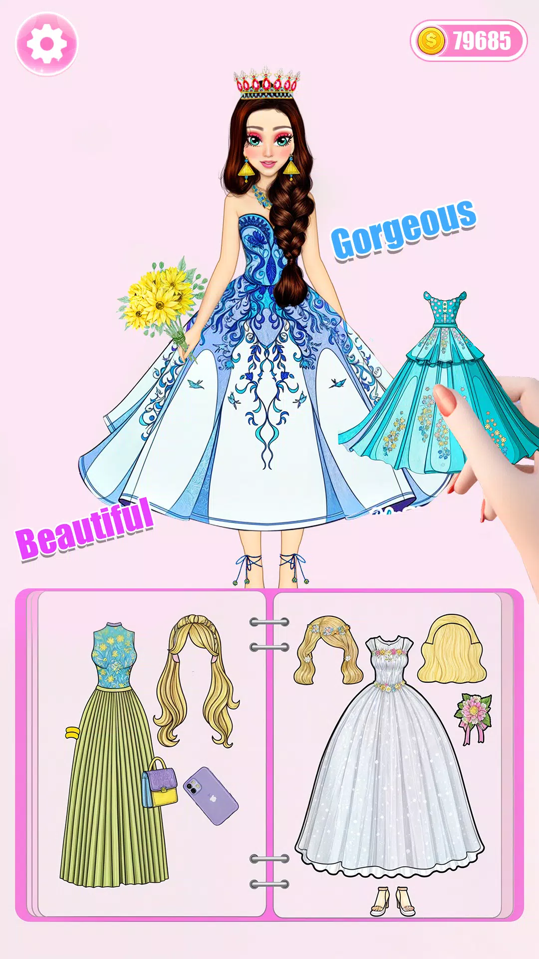 Paper Doll: Dress Up DIY Game Schermafbeelding 4