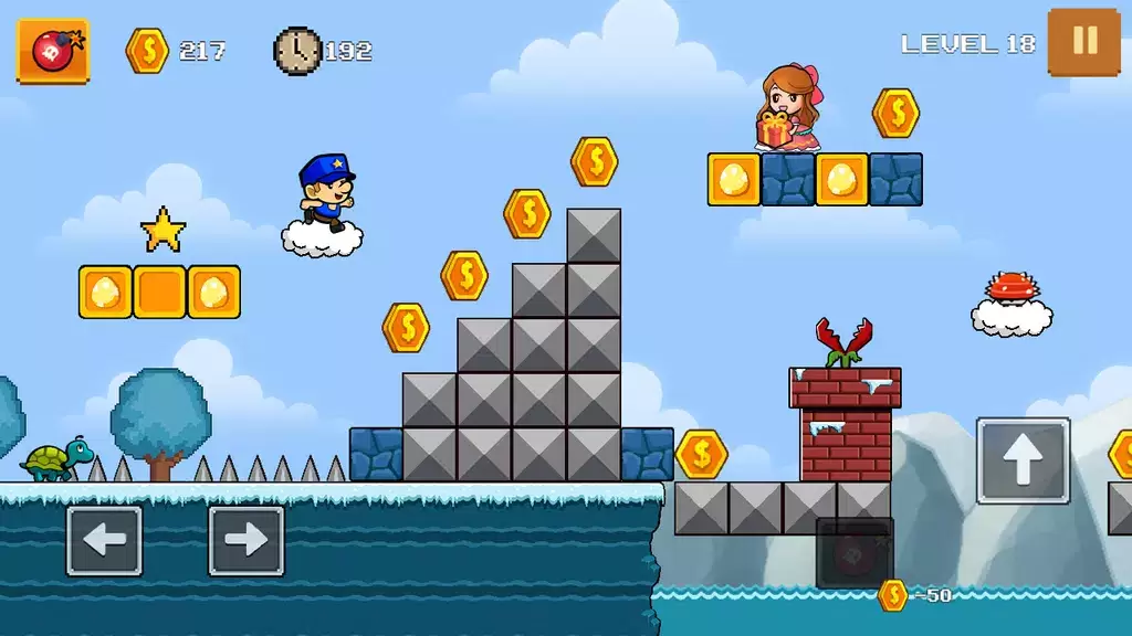 Super Dan's World - Run Game Schermafbeelding 3