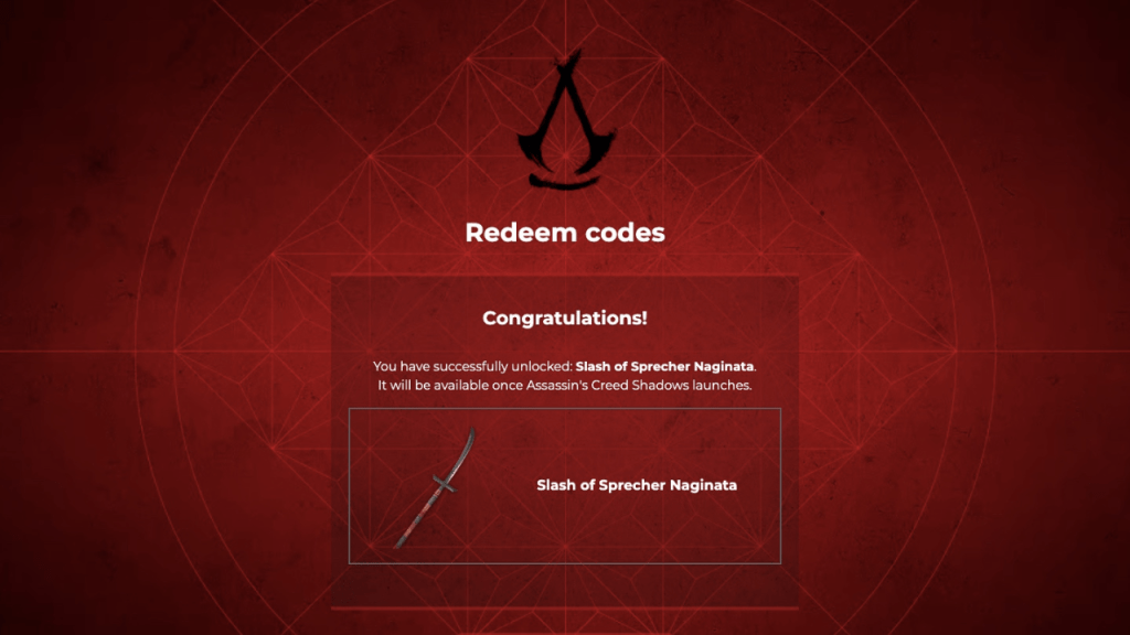 Assassin's Creed Shadows - Slash of Sprecher Naginata