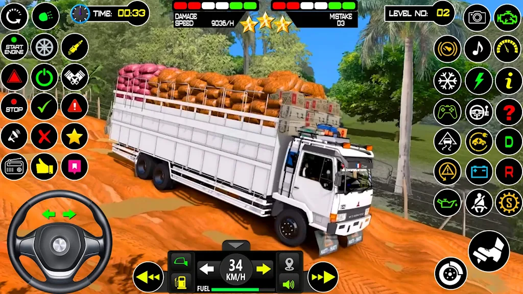 US Mud Truck Transport Game 3D Zrzut ekranu 1