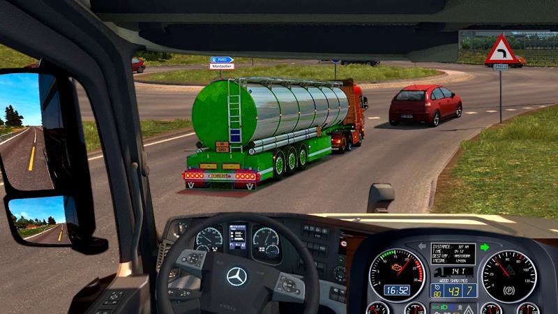 Truck Sim :Modern Tanker Truck Tangkapan skrin 2