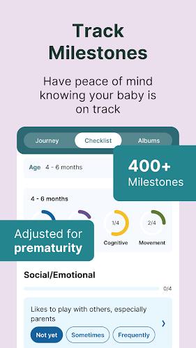 Baby Milestones & Development Capture d'écran 2