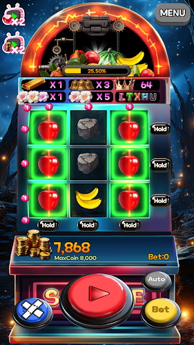 Heart-racey Fruits Golden Slot Tangkapan skrin 1