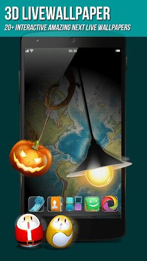 Next Launcher 3D Shell Tangkapan skrin 3