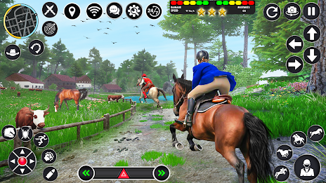 Horse Racing Games Horse Rider Tangkapan skrin 1