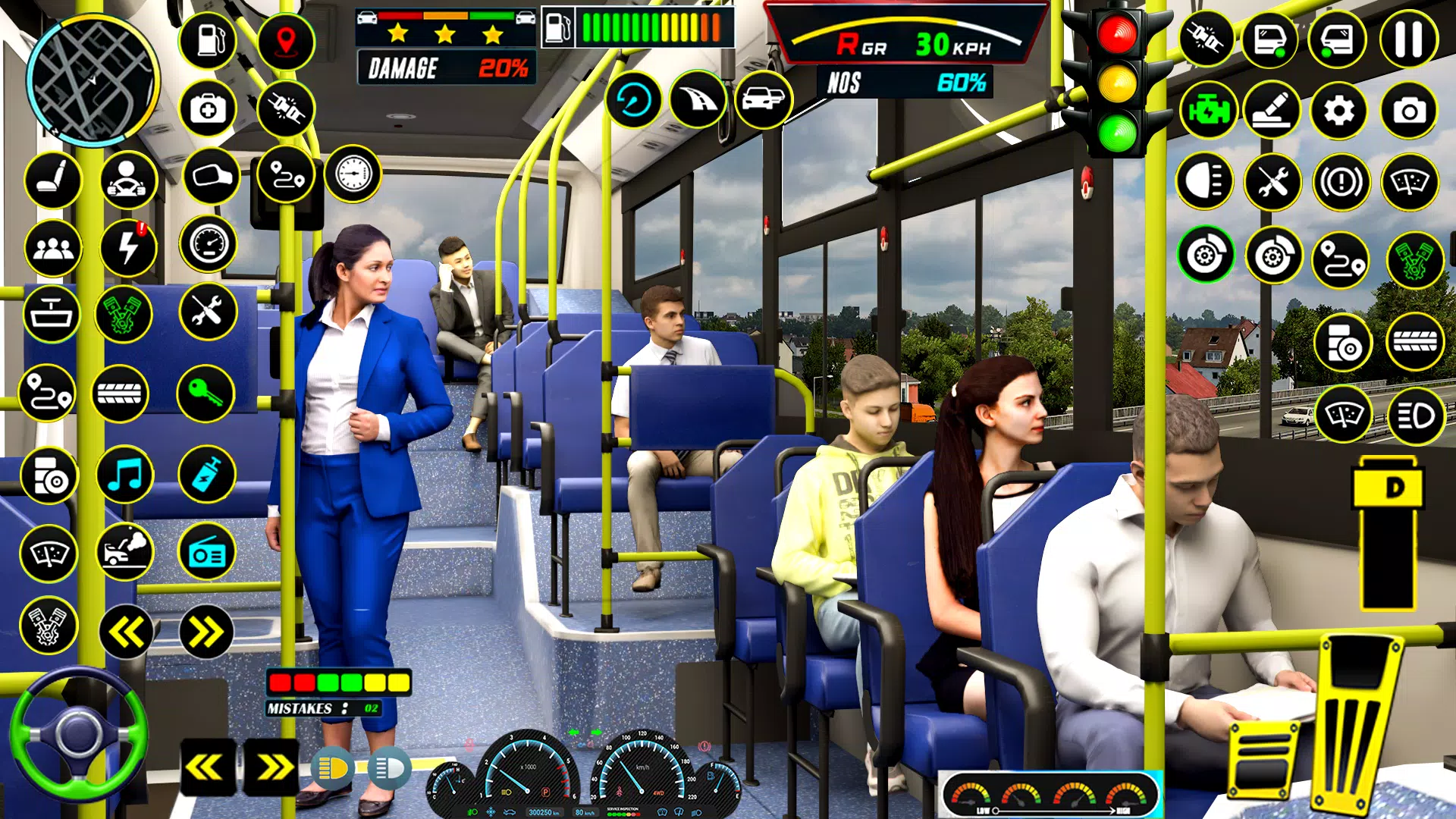Bus Games City Bus Simulator Capture d'écran 2