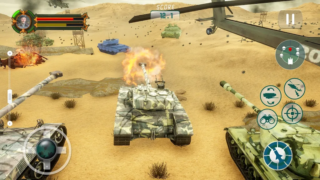 Army Tank Games Offline 3d Zrzut ekranu 1