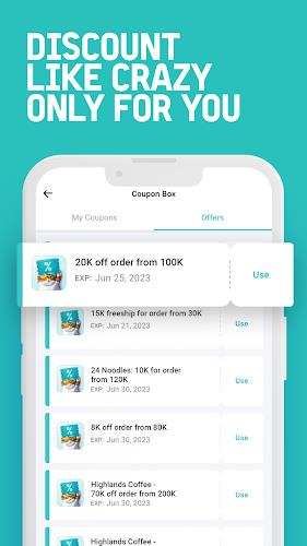 BAEMIN - Food delivery app Captura de pantalla 1