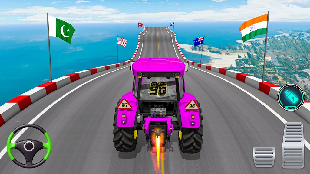 Mega Ramp Tractor Stunt Game Screenshot 4