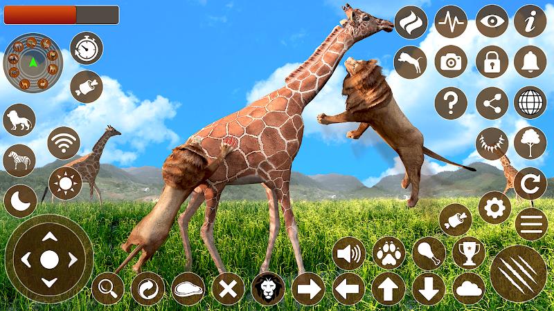 Lion Games 3D Animal Simulator स्क्रीनशॉट 4