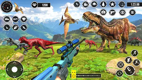 Real Dino Hunting 3D shooting ภาพหน้าจอ 4