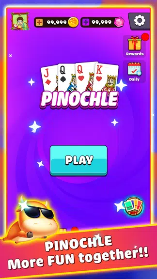 Pinochle - Trickster Cards Schermafbeelding 2