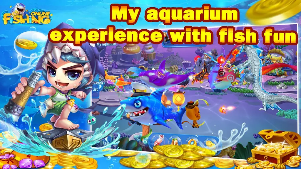 Fishing Online: Classic fish machine, free game Ekran Görüntüsü 1